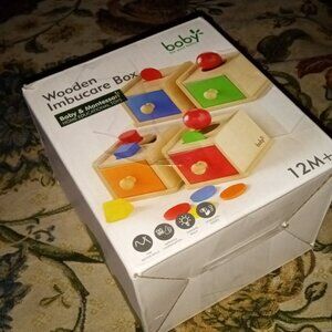 WOODEN IMBUCARE BOX BY BABY AND MONTESSORI